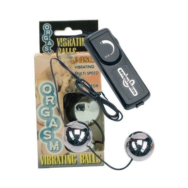 Orgasm Vibrating Duo Balls (Silver)