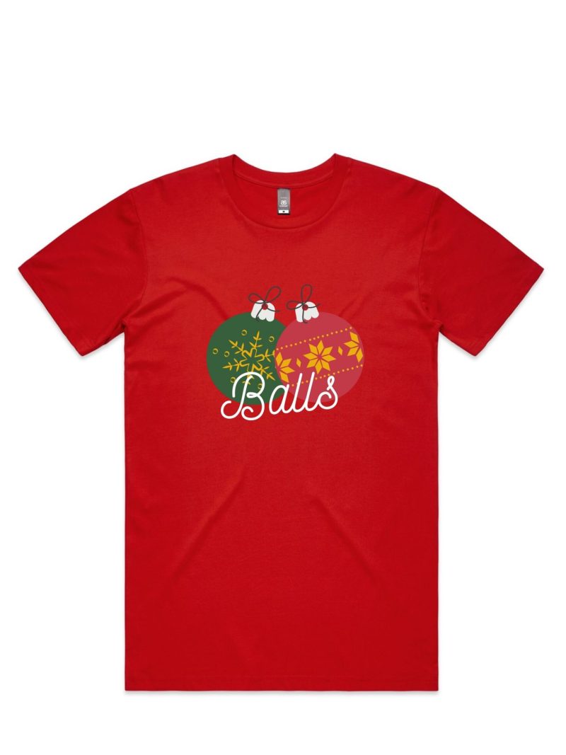 red christmas tee