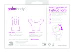 PalmPower - PalmBody Massager Heads (For use with PalmPower)