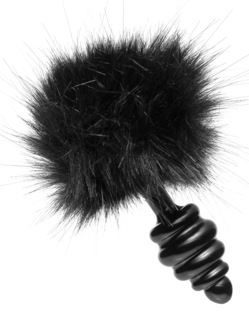 Tailz black bunny anal tail plug