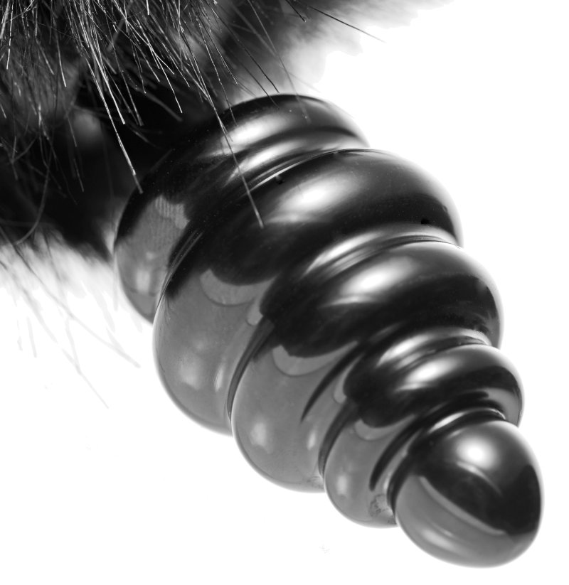 Tails - Black Bunny Tail Anal Plug