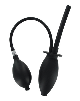 CleanStream - Inflatable Enema Plug Silicone Black