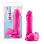 Au Naturel Bold Hero 8in Dildo Pink - Non Vibrating