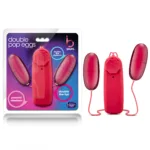 B Yours Double Pop Eggs Waterproof 2 Erogenous Zones - Eggs Blush  - Mindadultshop