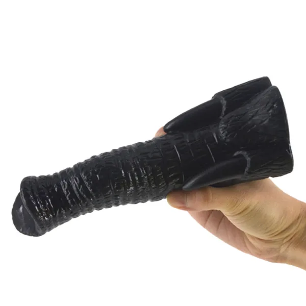 Elephant Dildo Black 26cm x 4cm Material – PVC Hung Dildo - Non Vibrating Butt Plug Dildo Dong Brands FAAK - Mindadultshop