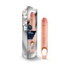 Performance Cock Sheath Penis Extender Vanilla Increases Total Length Plus Girth 10 Inch Length - Extenders Blush Performance - Mindadultshop