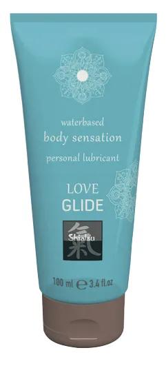 Shiatsu Love Glide Water Based Lubricant 100ml Skin Friendly Tasteless and Scentless Lubricant - Body Care Lubricants Water Based Shiatsu - Mindadultshop
