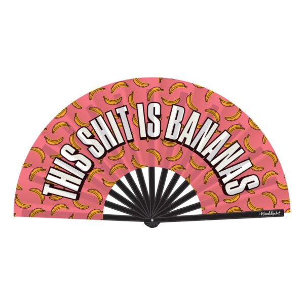 This Shit Is Bananas Folding Fan - Lingerie